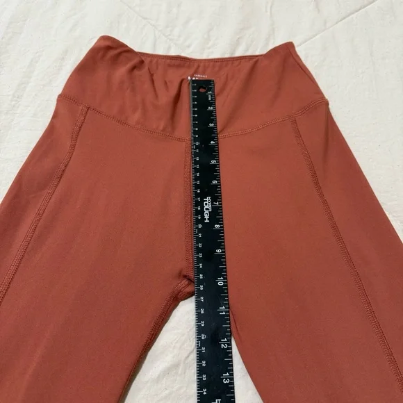 Madewell MWL Women’s Athletic Leggings Dusty Rose Red Activewear Size XS - Picture 8 of 8